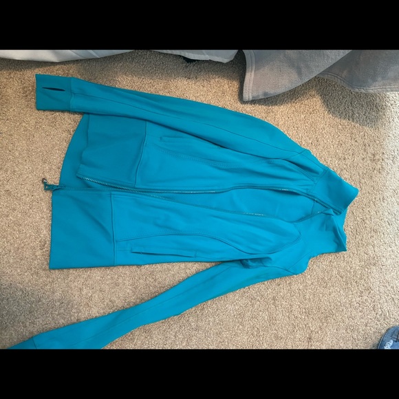 Teal Lululemon jacket - Picture 2 of 4